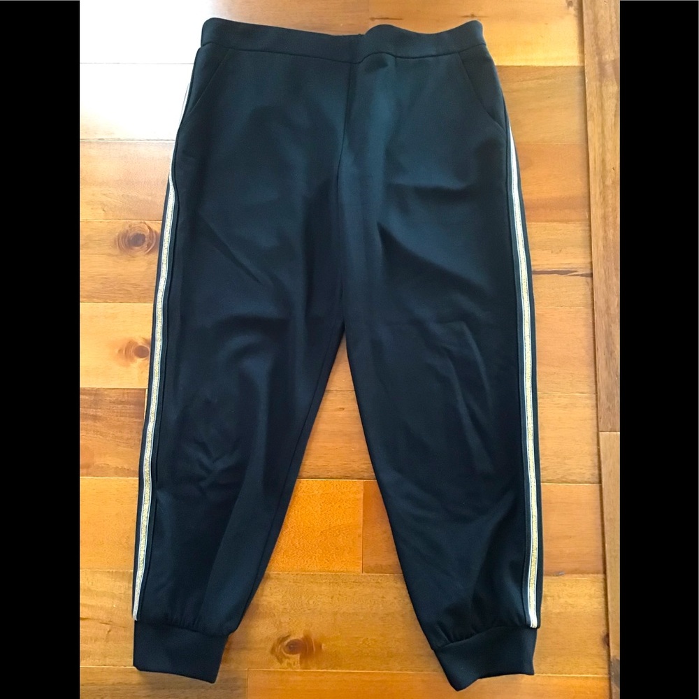 NWOT Trina Turk black joggers L
